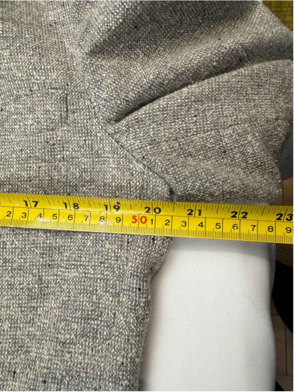 Vintage Beaconhill Gray Tweed Sport Coat Blazer Men Size 40R - Picture 12 of 13